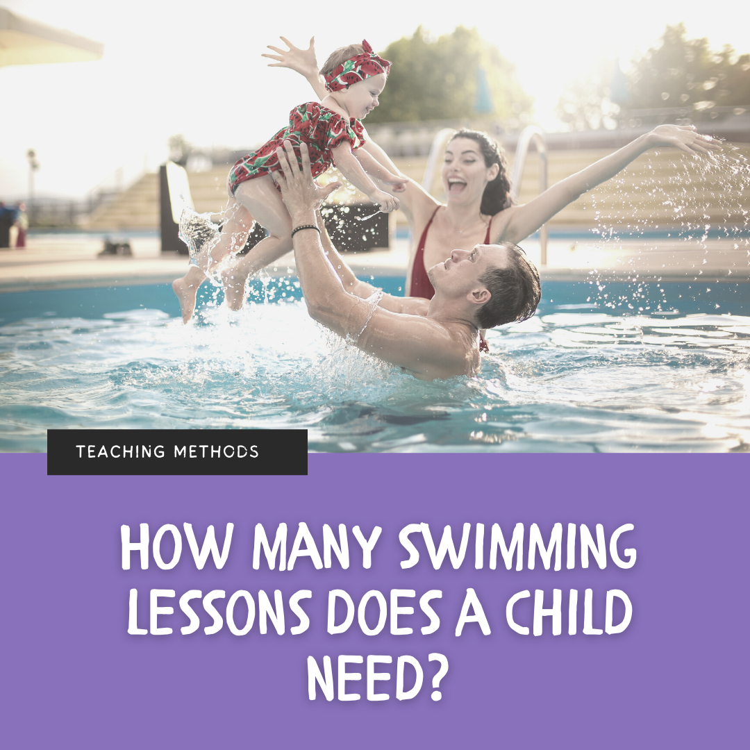 man and woman throwing young girl in the air in swimming pool